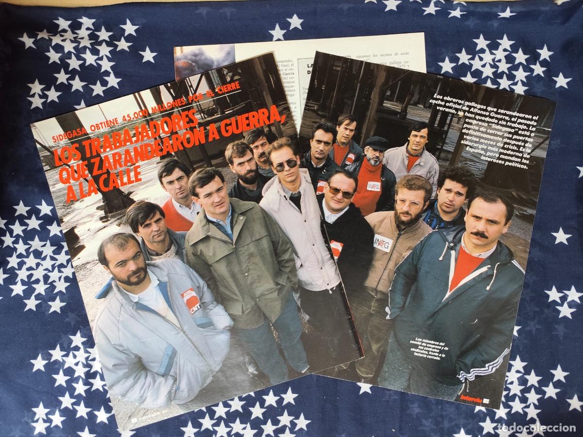 Coleccionismo de Revista Intervi&uacute;: SIDEGASA obtiene 45.000 millones por el cierre Recorte/Clipping Intervi&uacute; 601-1987