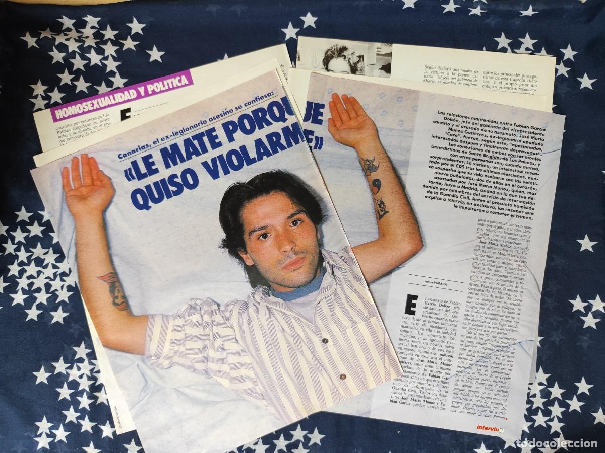 Coleccionismo de Revista Intervi&uacute;: Le mate porque quiso violarme Recorte/Clipping Intervi&uacute; 601-1987