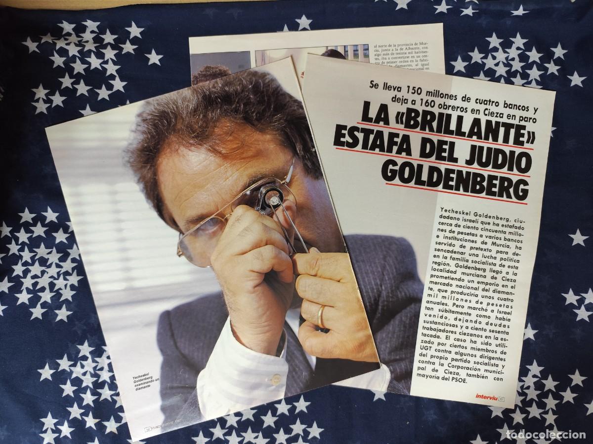 Coleccionismo de Revista Intervi&uacute;: La brillante estafa del jud&iacute;o Goldenberg Recorte/Clipping Intervi&uacute; 600-1987