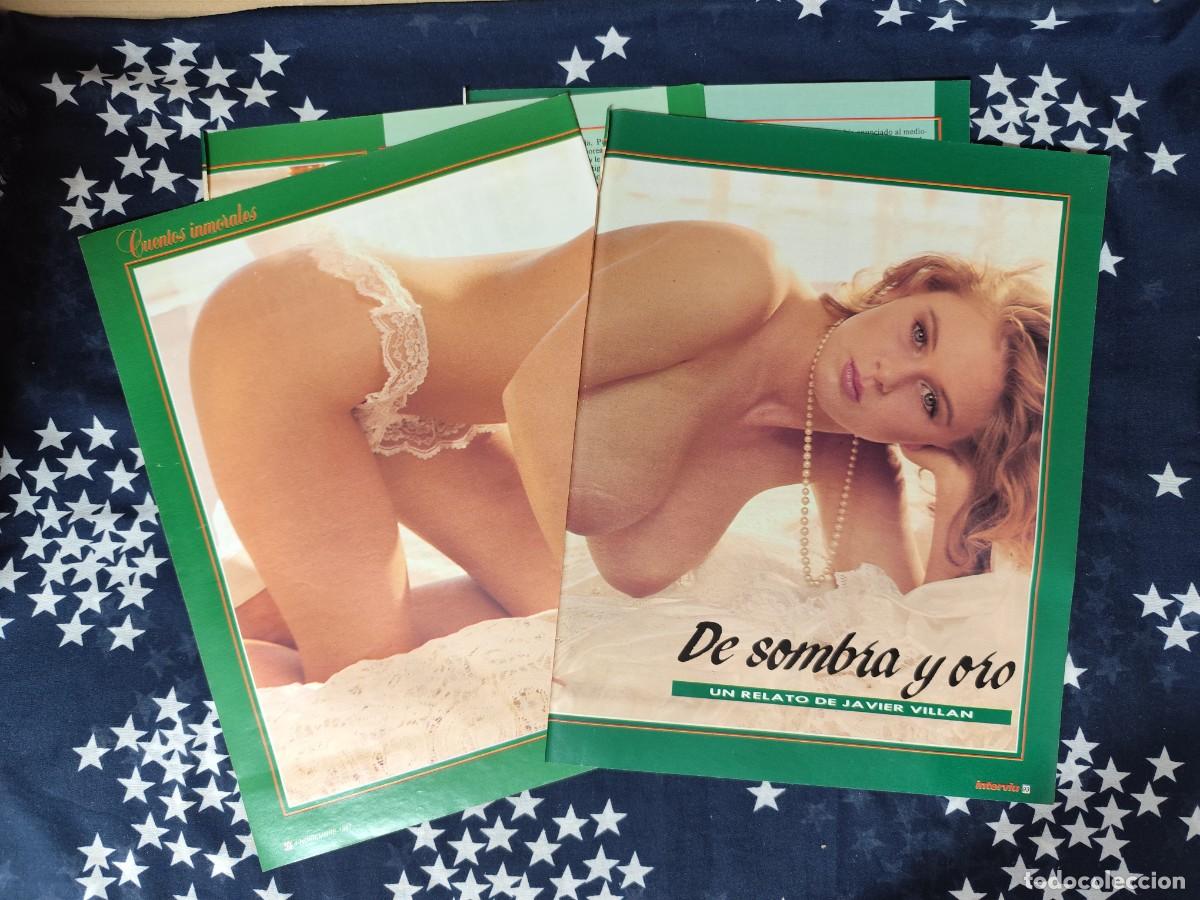 Coleccionismo de Revista Intervi&uacute;: Cuentos inmorales De sombra y oro Recorte/Clipping Intervi&uacute; 599-1987