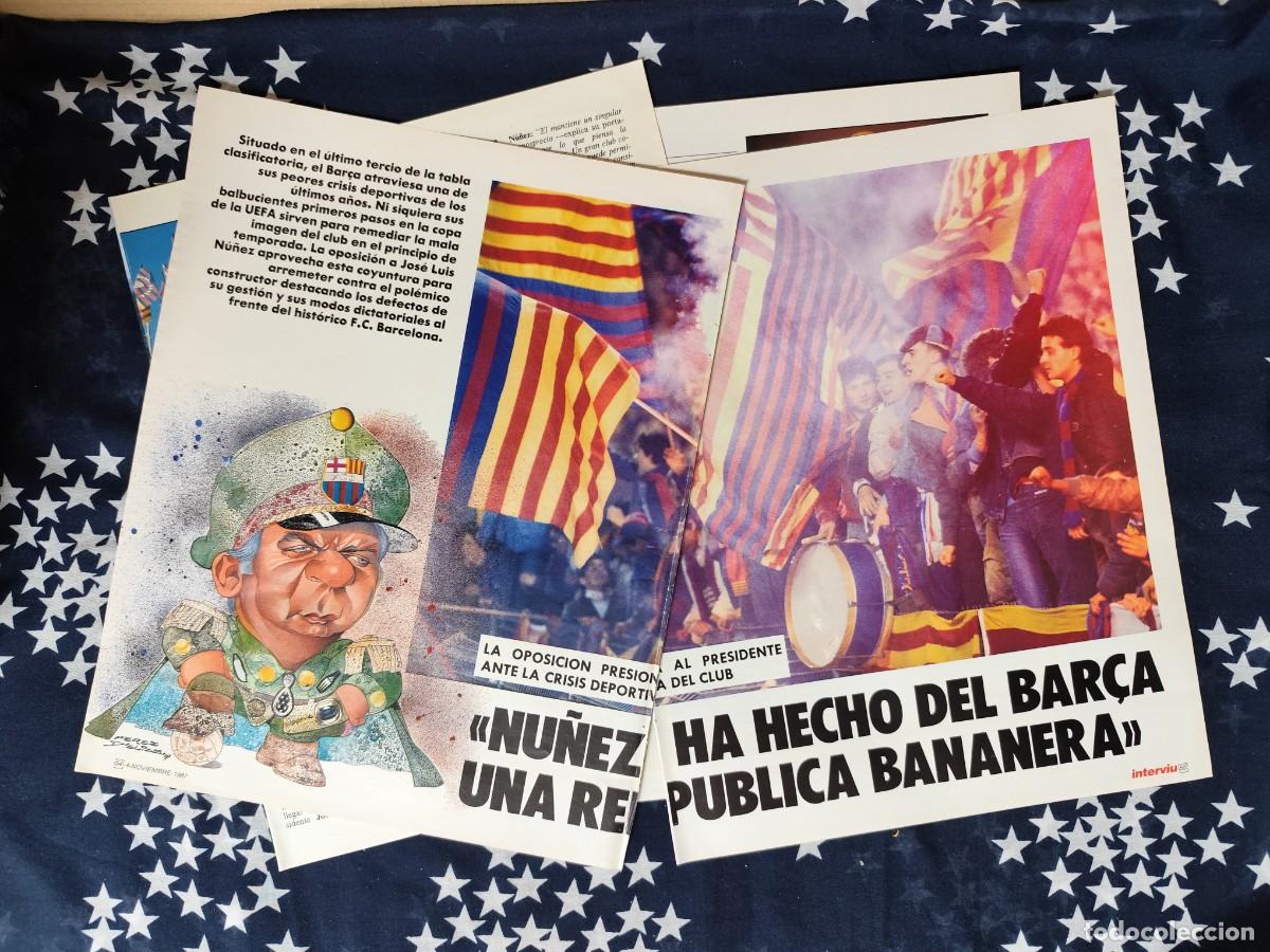Coleccionismo de Revista Intervi&uacute;: N&uacute;&ntilde;ez ha hecho del Bar&ccedil;a una republica bananera Recorte/Clipping Intervi&uacute; 599-1987