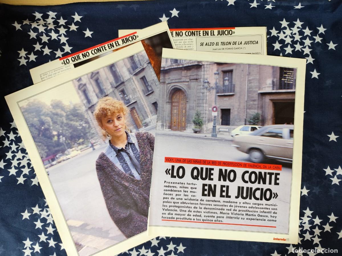 Coleccionismo de Revista Intervi&uacute;: Vicky Lo que no conte en el juicio Recorte/Clipping Intervi&uacute; 599-1987