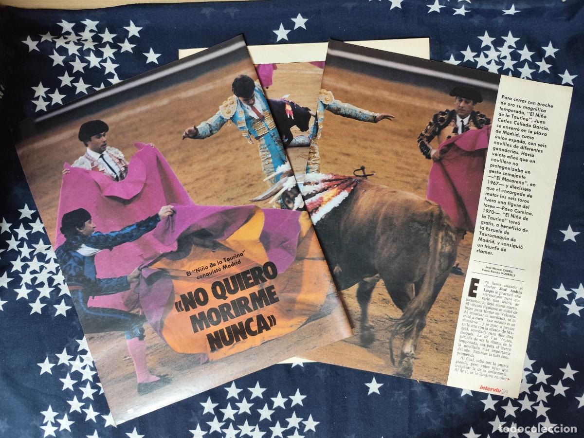 Coleccionismo de Revista Intervi&uacute;: El ni&ntilde;o de la Taurina conquisto Madrid Recorte/Clipping Intervi&uacute; 598-1987