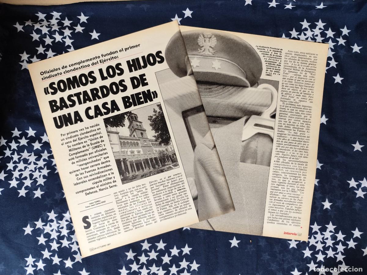 Coleccionismo de Revista Intervi&uacute;: Somos los hijos bastardos de una casa bien Recorte/Clipping Intervi&uacute; 598-1987