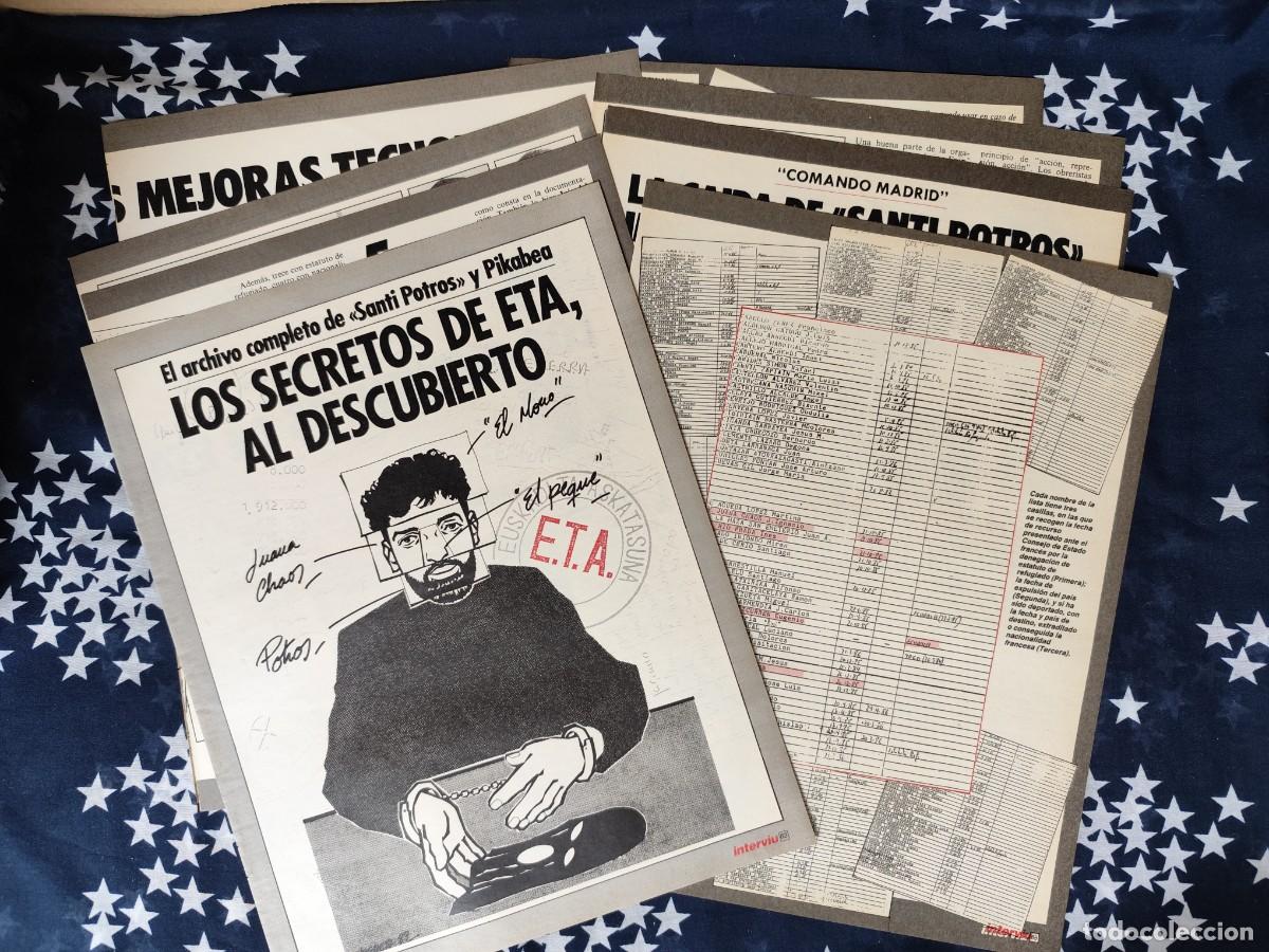 Colecionismo da Revista Intervi&uacute;: Los secretos de ETA al descubierto Recorte/Clipping Intervi&uacute; 598-1987