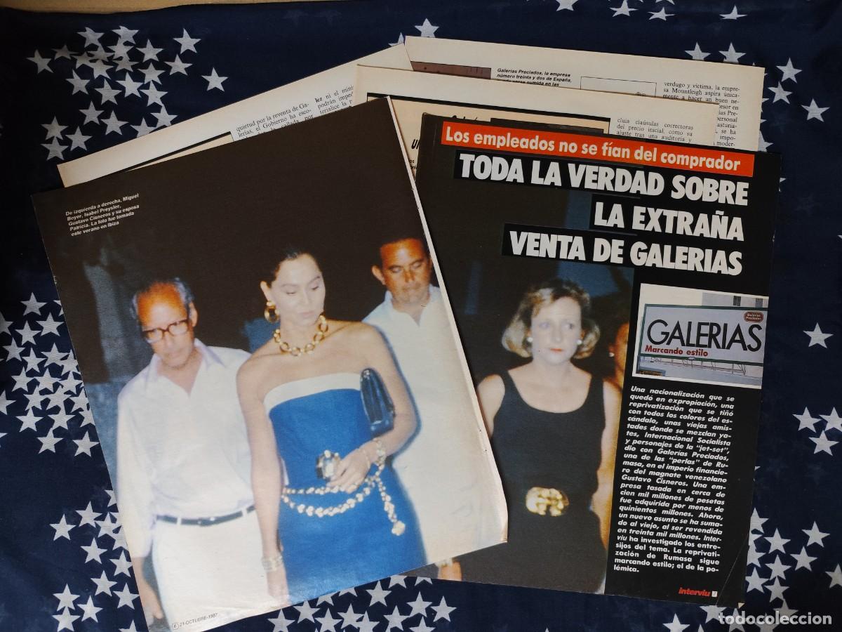 Coleccionismo de Revista Intervi&uacute;: Toda la verdad sobre la extra&ntilde;a venta de Galer&iacute;as Recorte/Clipping Intervi&uacute; 597-1987