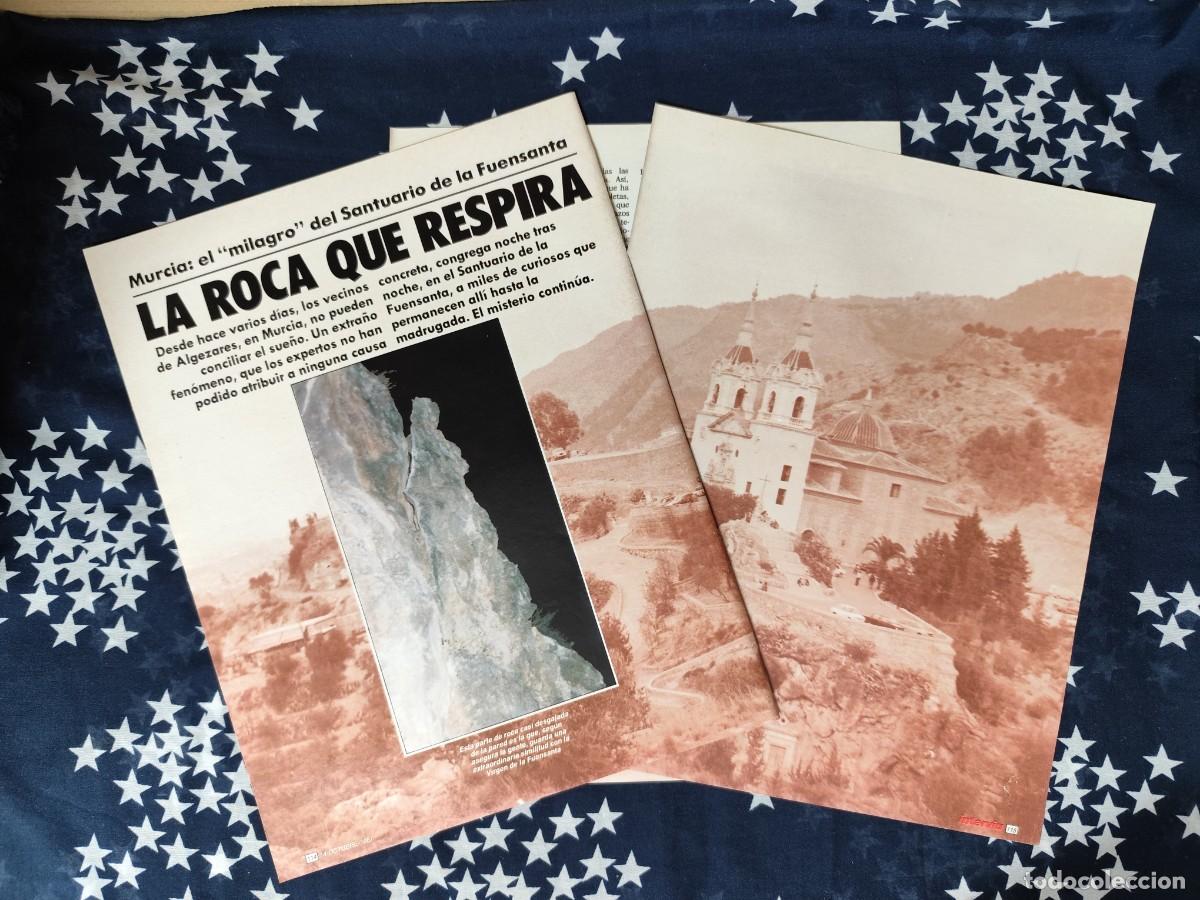Coleccionismo de Revista Intervi&uacute;: La roca que respira, Santuario de la Fuensanta Recorte/Clipping Intervi&uacute; 596-1987
