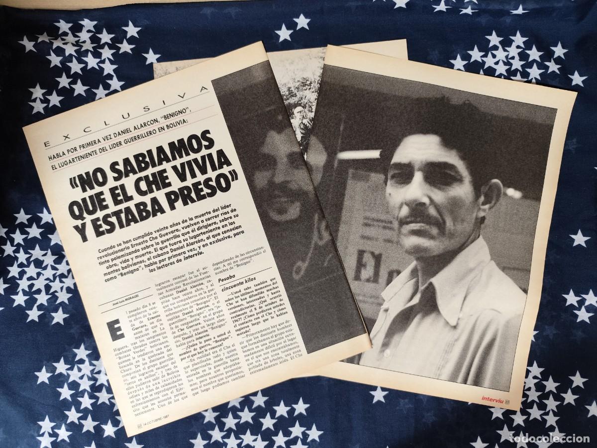 Coleccionismo de Revista Intervi&uacute;: No sab&iacute;amos que el Che viv&iacute;a y estaba preso Recorte/Clipping Intervi&uacute; 596-1987
