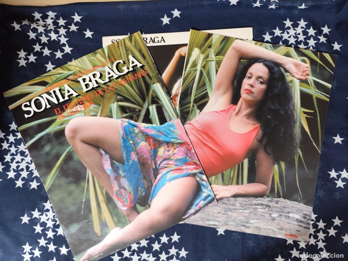 Coleccionismo de Revista Intervi&uacute;: Reportaje Sonia Braga Recorte/Clipping Intervi&uacute; 596-1987