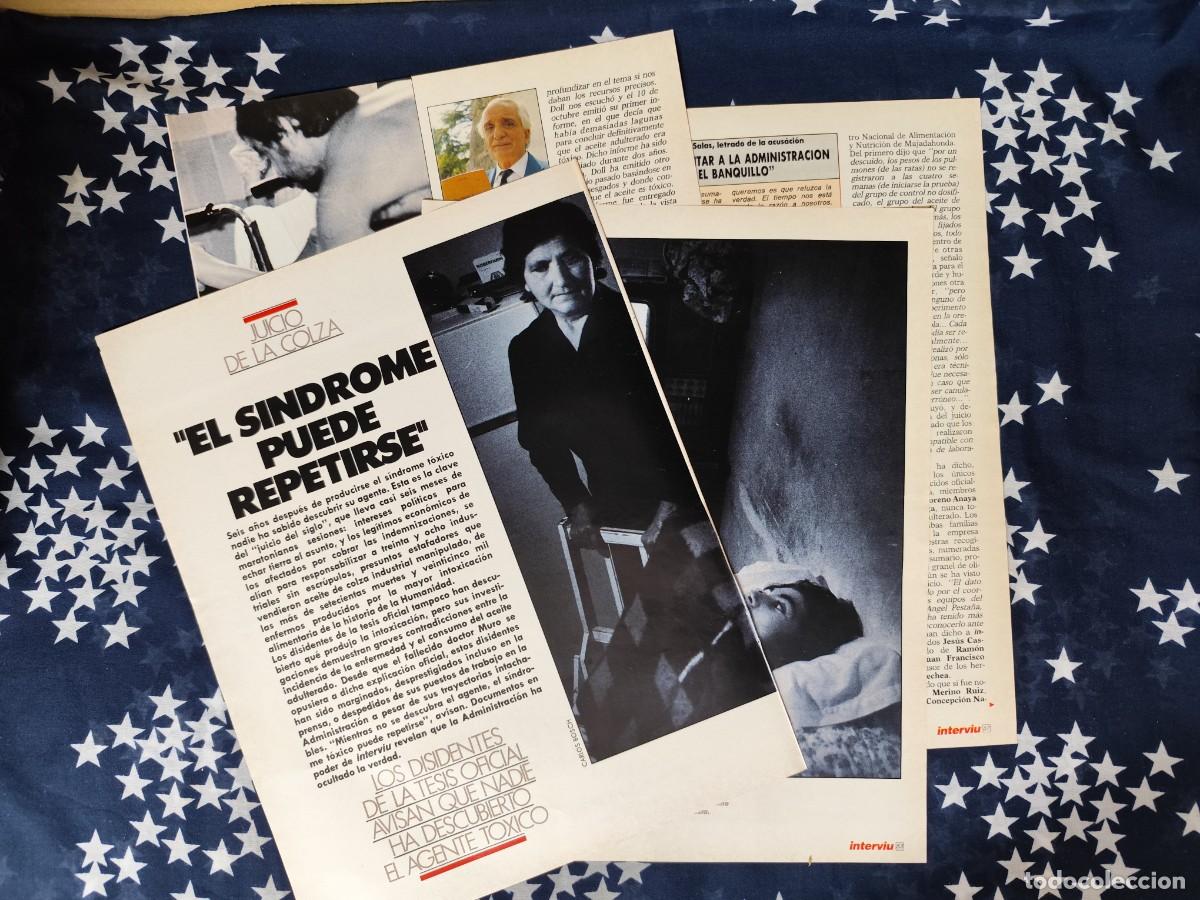 Coleccionismo de Revista Intervi&uacute;: Juicio de la colza El s&iacute;ndrome puede repetirse Recorte/Clipping Intervi&uacute; 595-1987