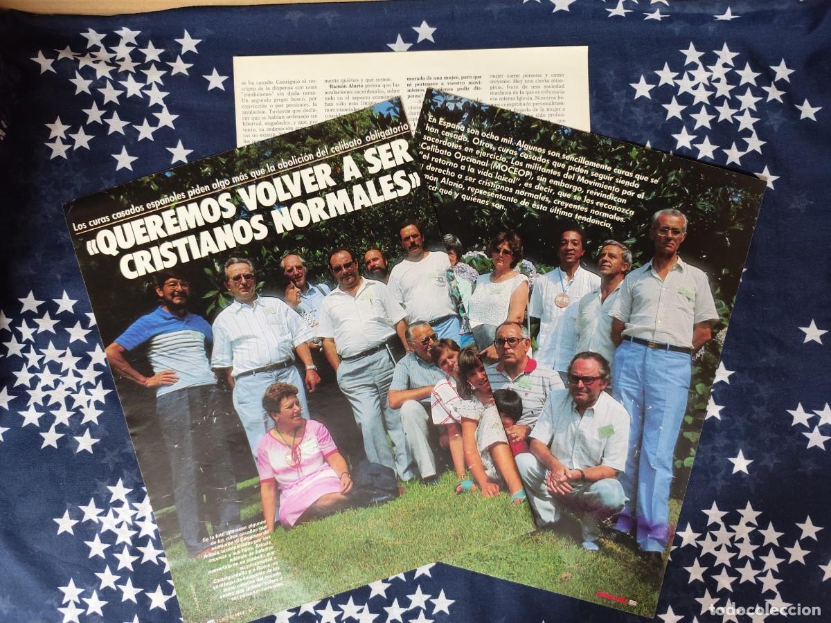 Coleccionismo de Revista Intervi&uacute;: Los curas casados, quieren ser cristianos normales Recorte/Clipping Revista Intervi&uacute; 593 a&ntilde;o 1987