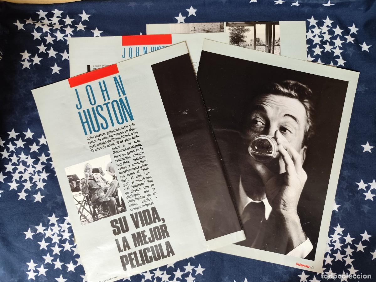 Coleccionismo de Revista Intervi&uacute;: John Huston Su vida,la mejor pel&iacute;cula Recorte/Clipping Revista Intervi&uacute; 591 a&ntilde;o 1987