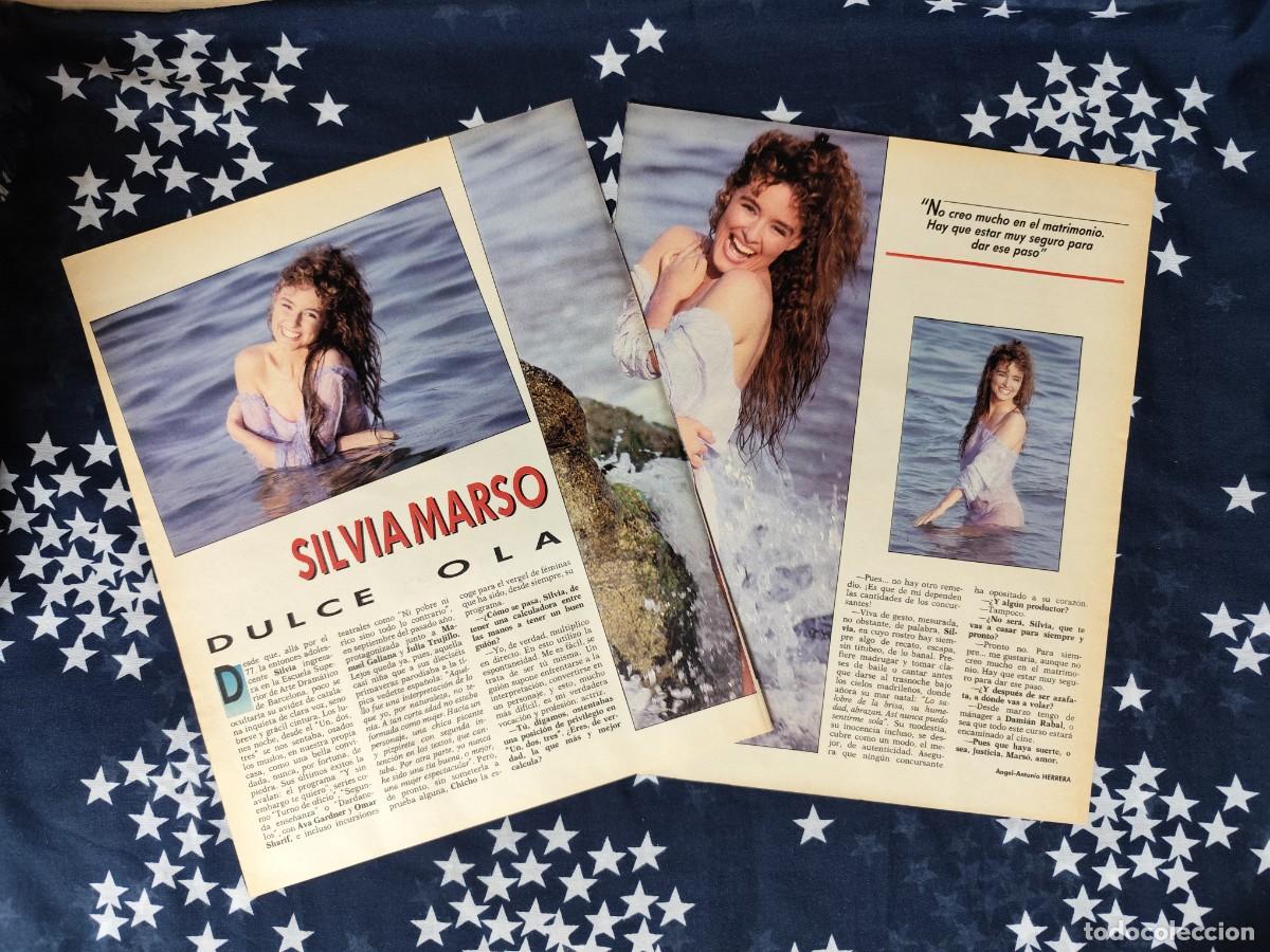 Coleccionismo de Revista Intervi&uacute;: Silvia Marso Dulce ola Recorte/Clipping Revista Intervi&uacute; 591 a&ntilde;o 1987