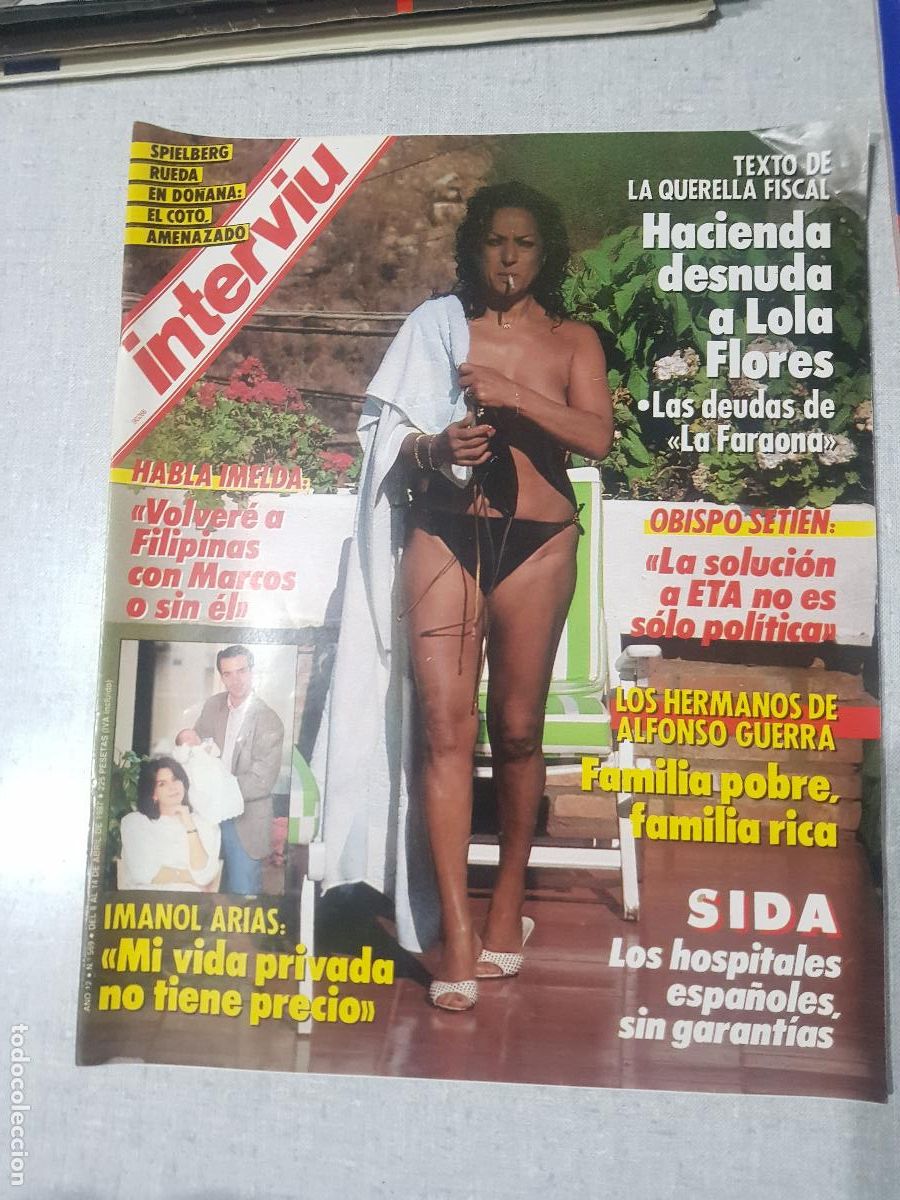 Coleccionismo de Revista Intervi&uacute;: REVISTA INTERVIU A&Ntilde;O 1987-N&ordm;569