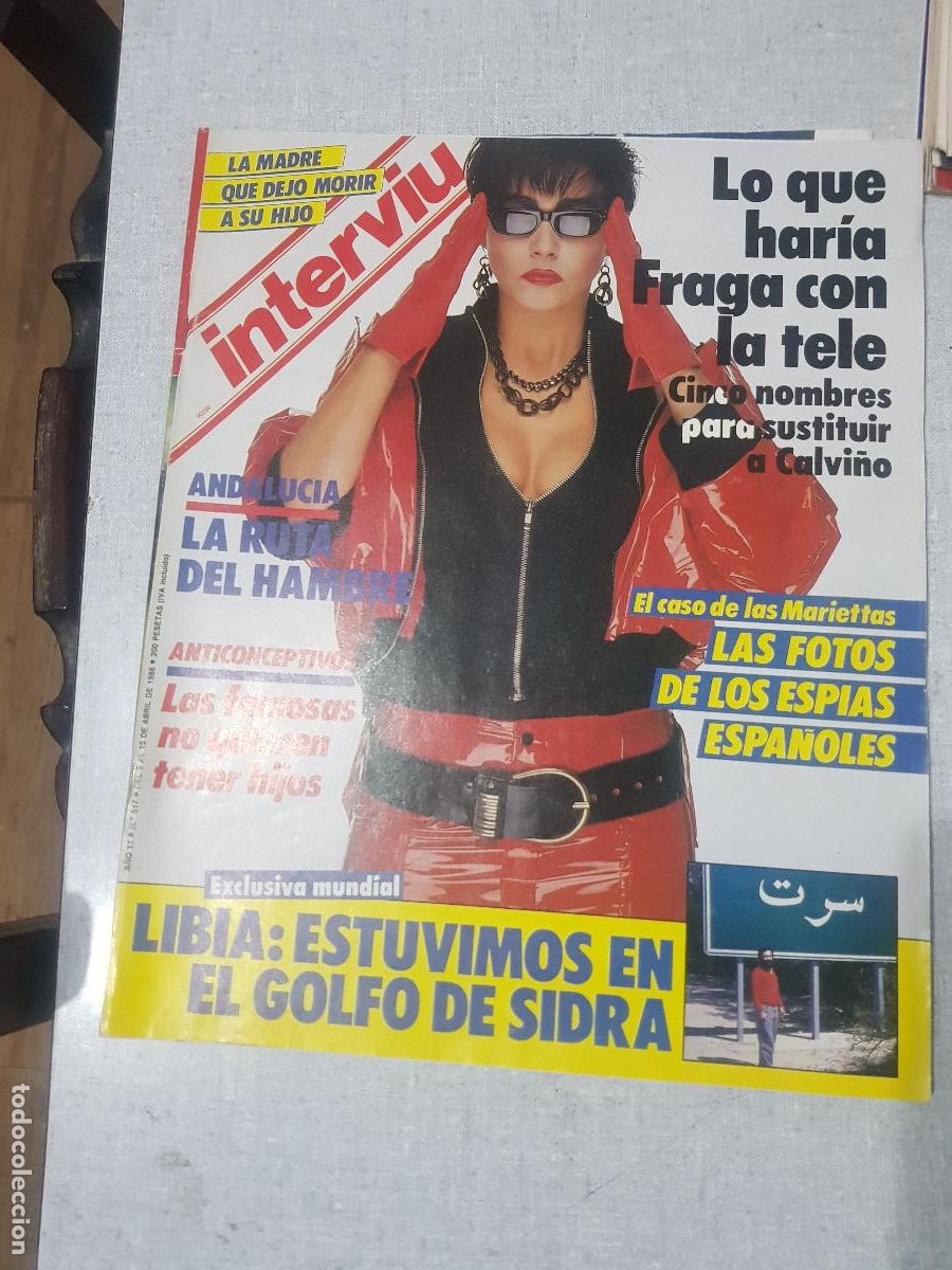 Coleccionismo de Revista Intervi&uacute;: REVISTA INTERVIU A&Ntilde;O 1986-N&ordm;517