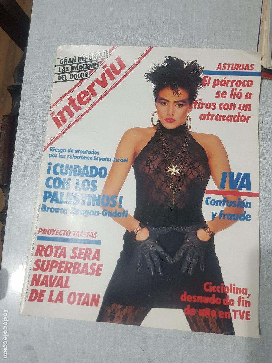 Coleccionismo de Revista Intervi&uacute;: REVISTA INTERVIU A&Ntilde;O 1986-N&ordm;504