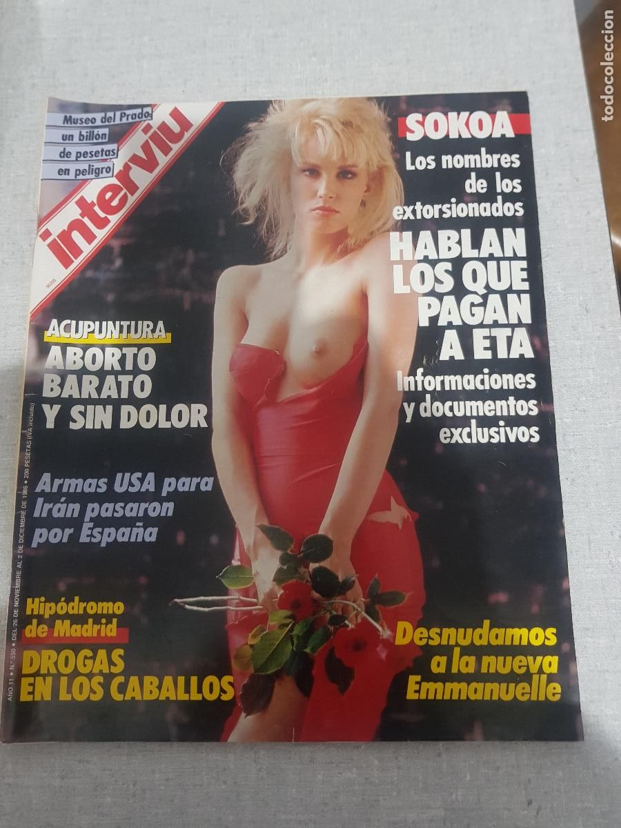 Coleccionismo de Revista Intervi&uacute;: REVISTA INTERVIU A&Ntilde;O 1986-N&ordm;550