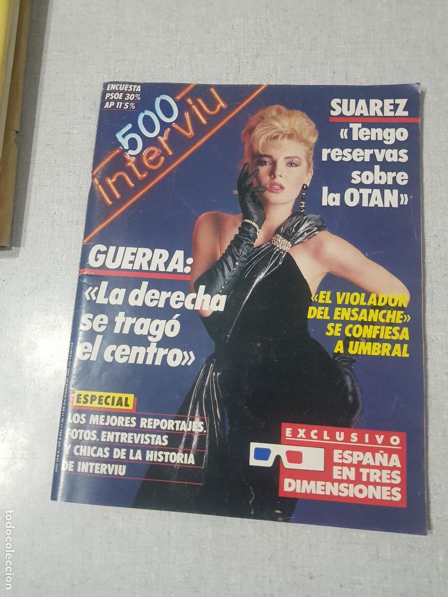 Coleccionismo de Revista Intervi&uacute;: REVISTA INTERVIU A&Ntilde;O 1985-N&ordm;500