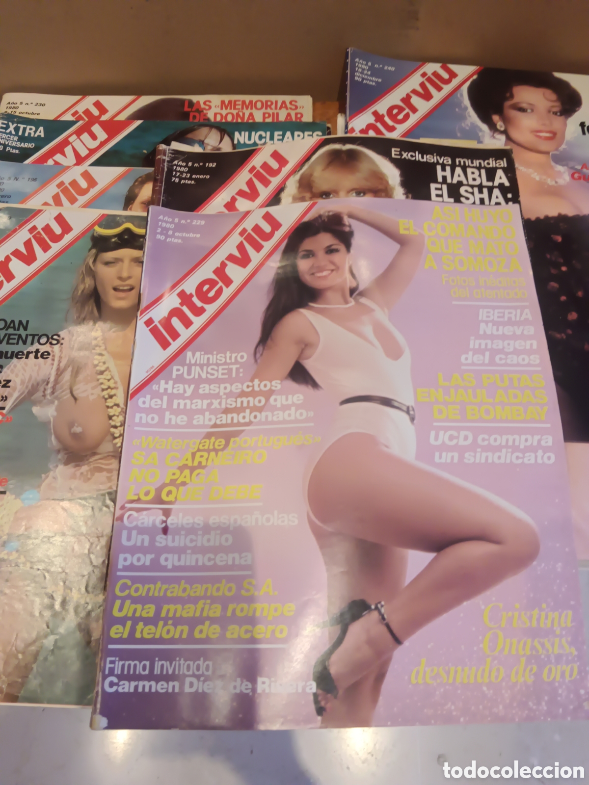 Coleccionismo de Revista Intervi&uacute;: 11 revistas Intervi&uacute; a&ntilde;os 80y70