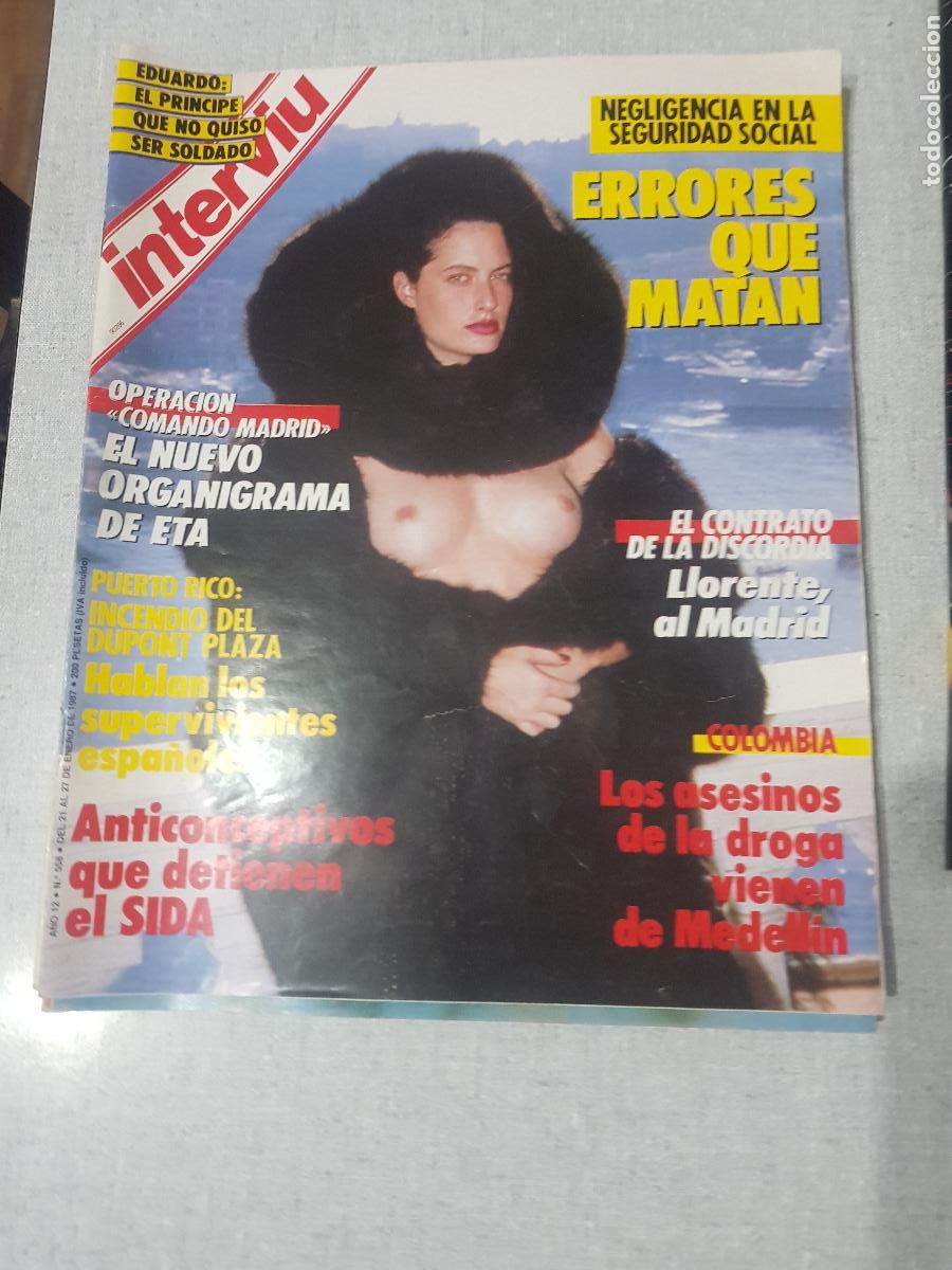 Coleccionismo de Revista Intervi&uacute;: REVISTA INTERVIU A&Ntilde;O 1987 N&ordm;558
