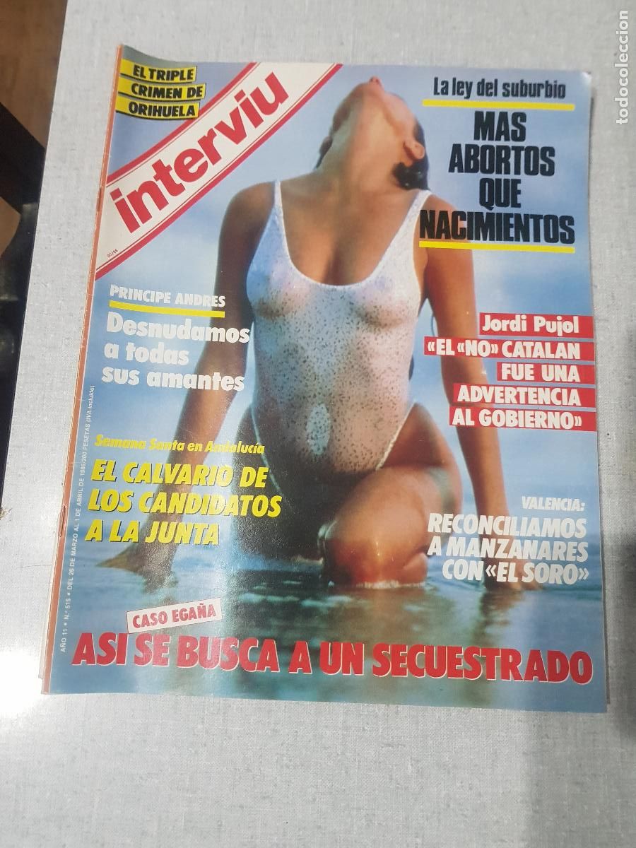 Coleccionismo de Revista Intervi&uacute;: REVISTA INTERVIU A&Ntilde;O 1986 N&ordm;515