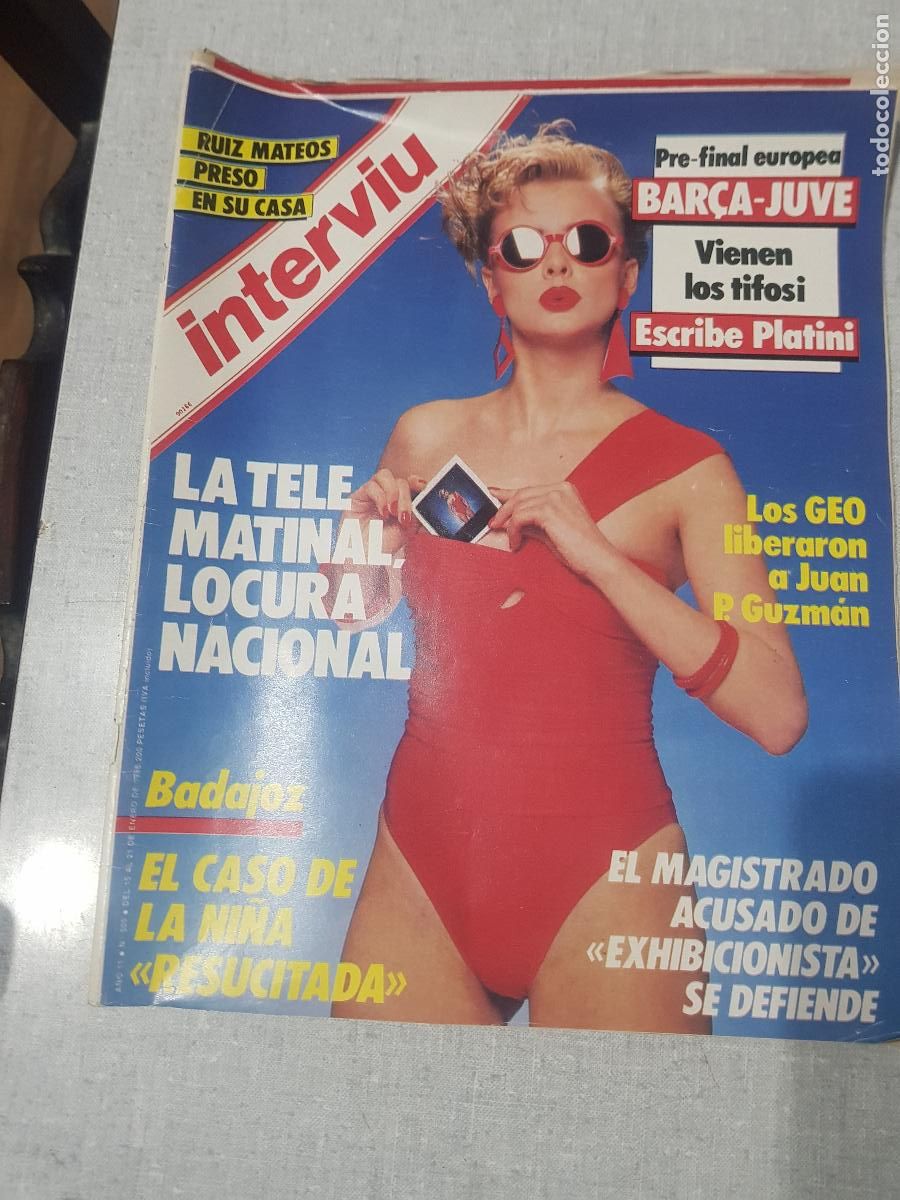 Coleccionismo de Revista Intervi&uacute;: REVISTA INTERVIU A&Ntilde;O 1986 N&ordm;505