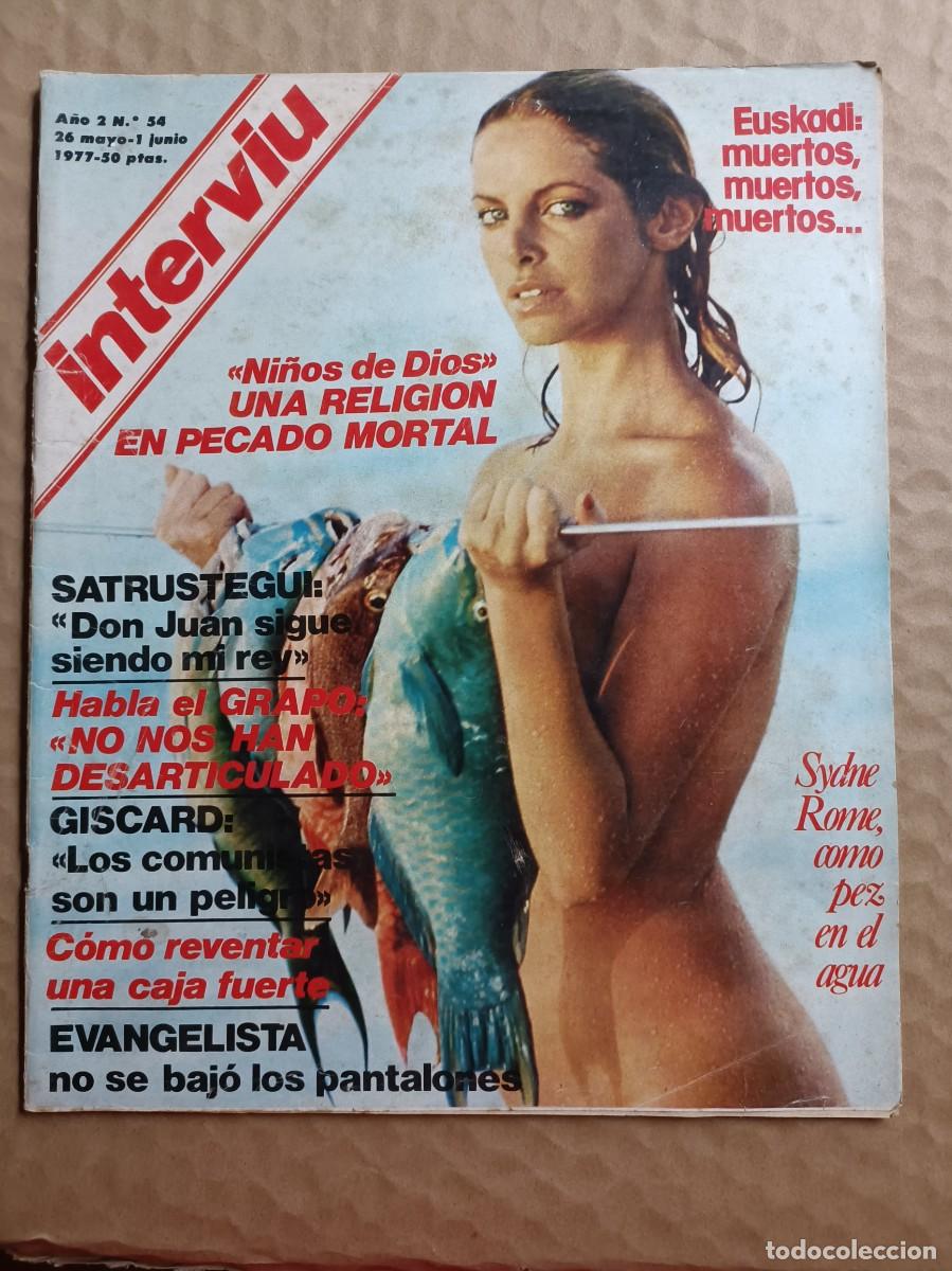 Coleccionismo de Revista Intervi&uacute;: Intervi&uacute; n&ordm; 54, Sydne Rome, Euskadi: muertos, muertos, habla el grapo, M&oacute;nica Rey, Candice,