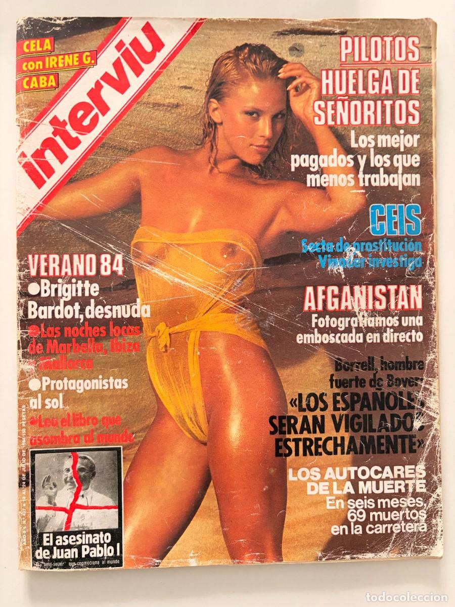 Coleccionismo de Revista Intervi&uacute;: INTERVI&Uacute;. N&ordm; 427. JULIO 1984. PILOTOS: HUELGA DE SE&Ntilde;ORITOS, LOS MEJOR PAGADOS Y LOS QUE MENOS TRABAJ