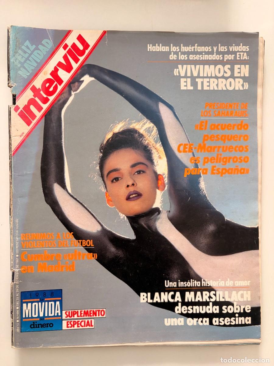Coleccionismo de Revista Intervi&uacute;: INTERVI&Uacute;. N&ordm; 606. DICIEMBRE 1987. HABLAN LOS HU&Eacute;RFANOS Y LAS VIUDAS DE LOS ASESINADOS POR ETA. LEER