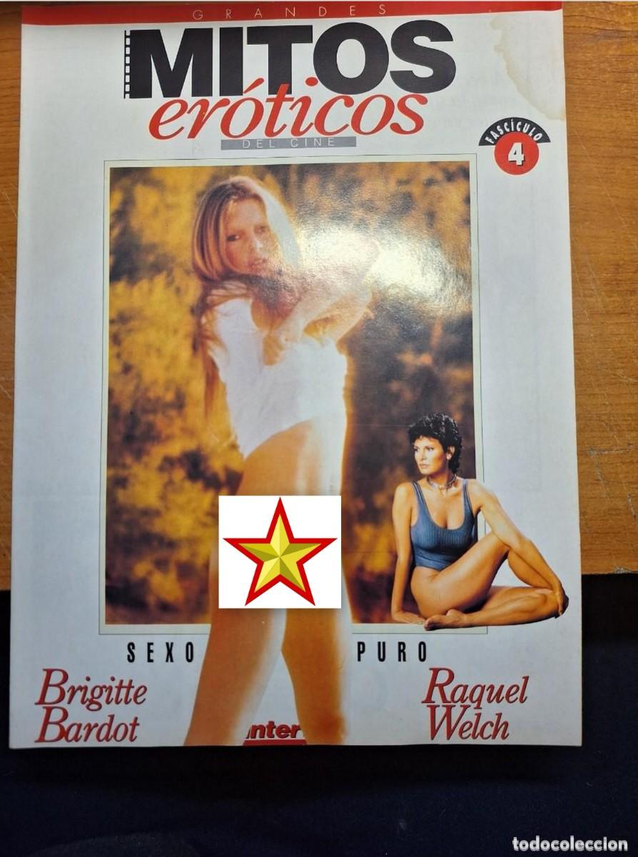 Coleccionismo de Revista Intervi&uacute;: FASC&Iacute;CULO MITOS ER&Oacute;TICOS DEL CINE, BRIGITTE BARDOT Y RAQUEL WELCH, N&Uacute;MERO 4. INTERVI&Uacute;.