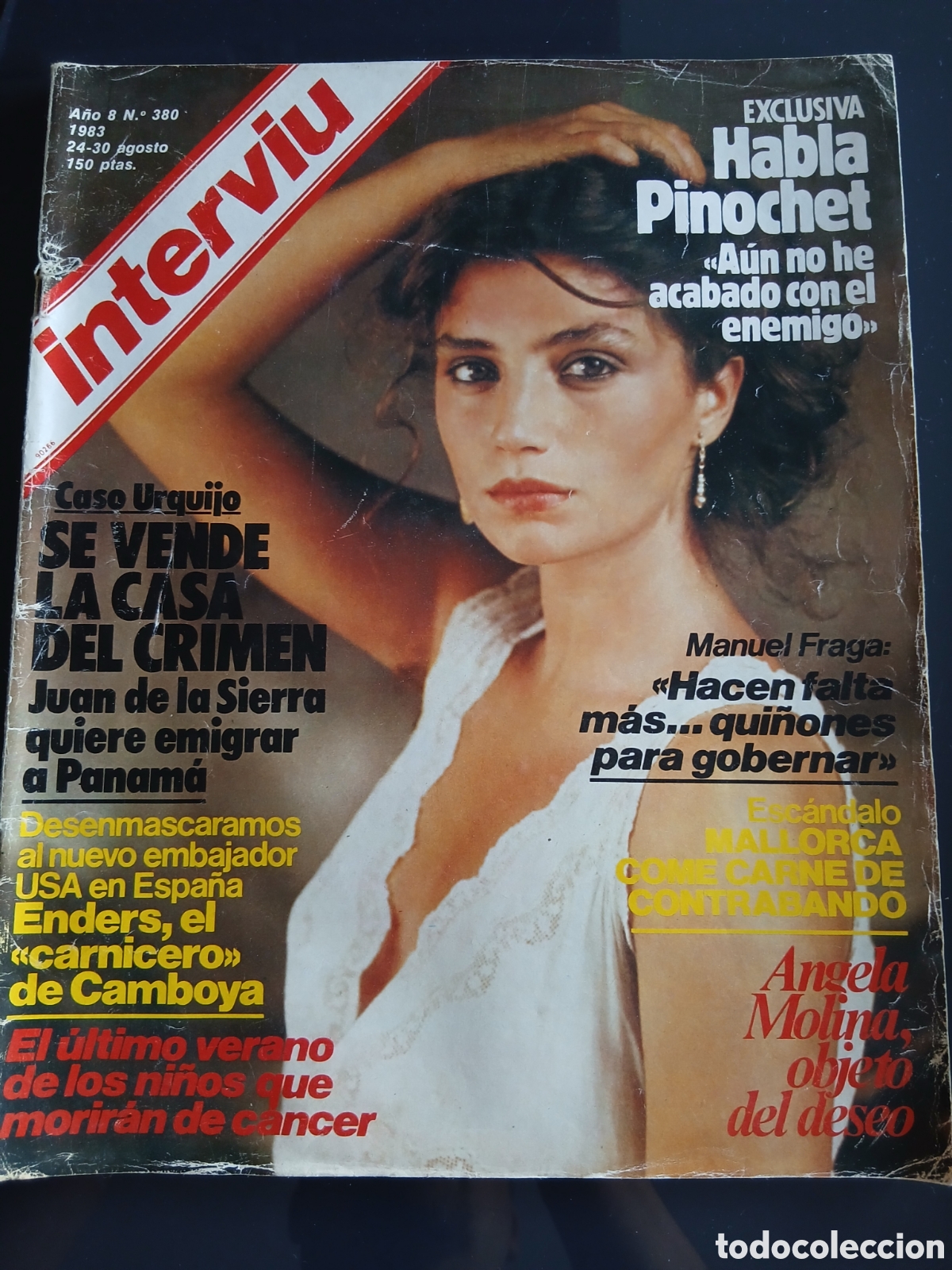 Coleccionismo de Revista Intervi&uacute;: Interviu 380 ( Angela Molina)