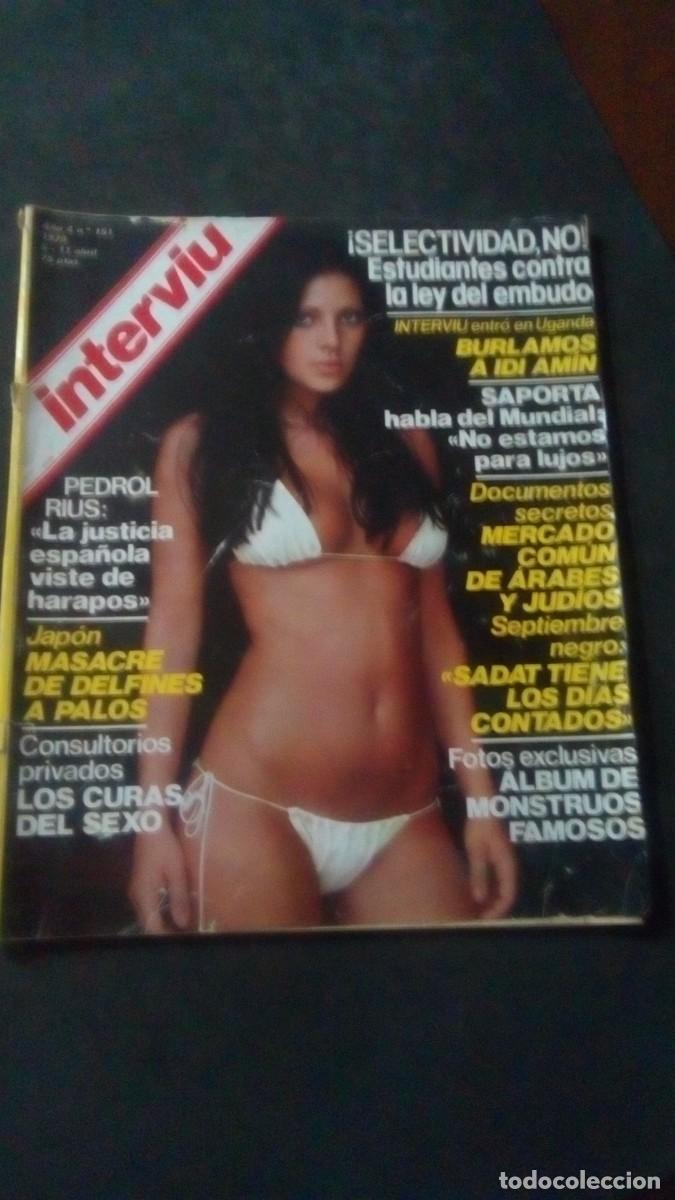 Coleccionismo de Revista Intervi&uacute;: INTERVIU 151-PEDROL RIUS-LINA MORGAN-RAIMUNDO SAPORTA-SEPTIEMBRE NEGRO