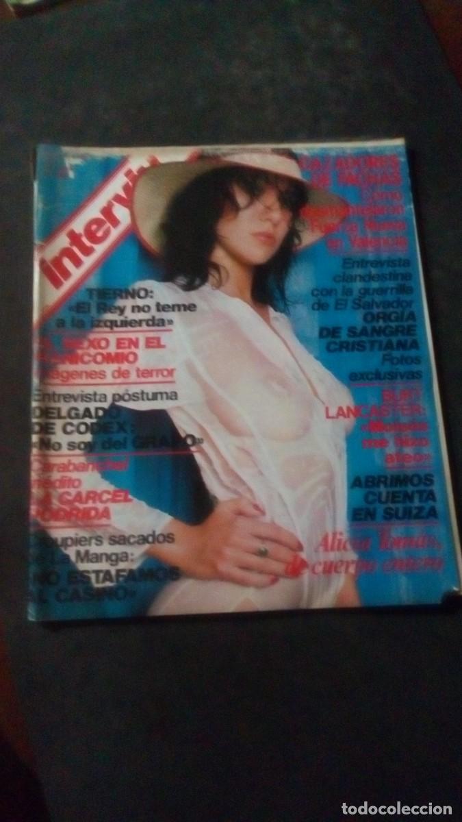 Coleccionismo de Revista Intervi&uacute;: INTERVIU 155-ALICIA TOM&Aacute;S-TIERNO GALV&Aacute;N-VALENCIA-BURT LANCASTER-CARABANCHEL-MENORCA-GRAPO