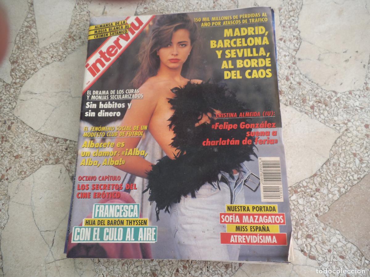 Coleccionismo de Revista Intervi&uacute;: interviu n&ordm; 824, cristina almeida, fernando rey, caso almansa, sofia mazagatos ,barbara bouchet ,