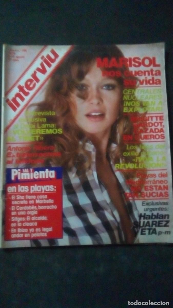 Coleccionismo de Revista Intervi&uacute;: INTERVIU 169-MARISOL-PICASSO-GOYA-BARDOT-SARA MONTIEL-MURCIA-ANTONIO RIBERA-CHECAS-MALLORCA-ETA