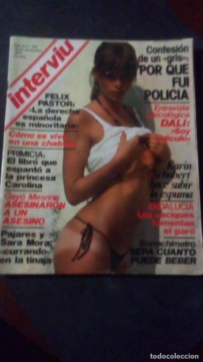 Coleccionismo de Revista Intervi&uacute;: INTERVIU 183-KARIN SCHUBERT-V&Eacute;RONIQUE MAUGARSKI-DAL&Iacute;-SARA MORA-CHARLTON HESTON