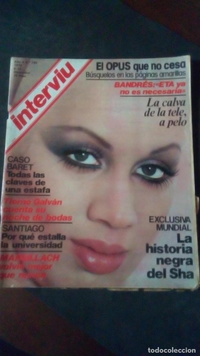 Coleccionismo de Revista Intervi&uacute;: INTERVIU 186-BANDR&Eacute;S-COMPOSTELA-TIERNO GALV&Aacute;N-PEDRO BARET-OPUS DEI-NULES-ASESINO MITRE