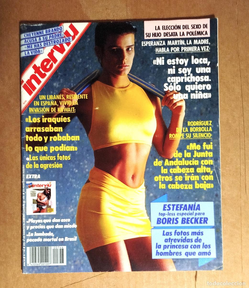 Coleccionismo de Revista Intervi&uacute;: INTERVIU 746 - AGOSTO/SETIEMBRE 1990 - ESTEFANIA DE MONACO - LA LAMBADA