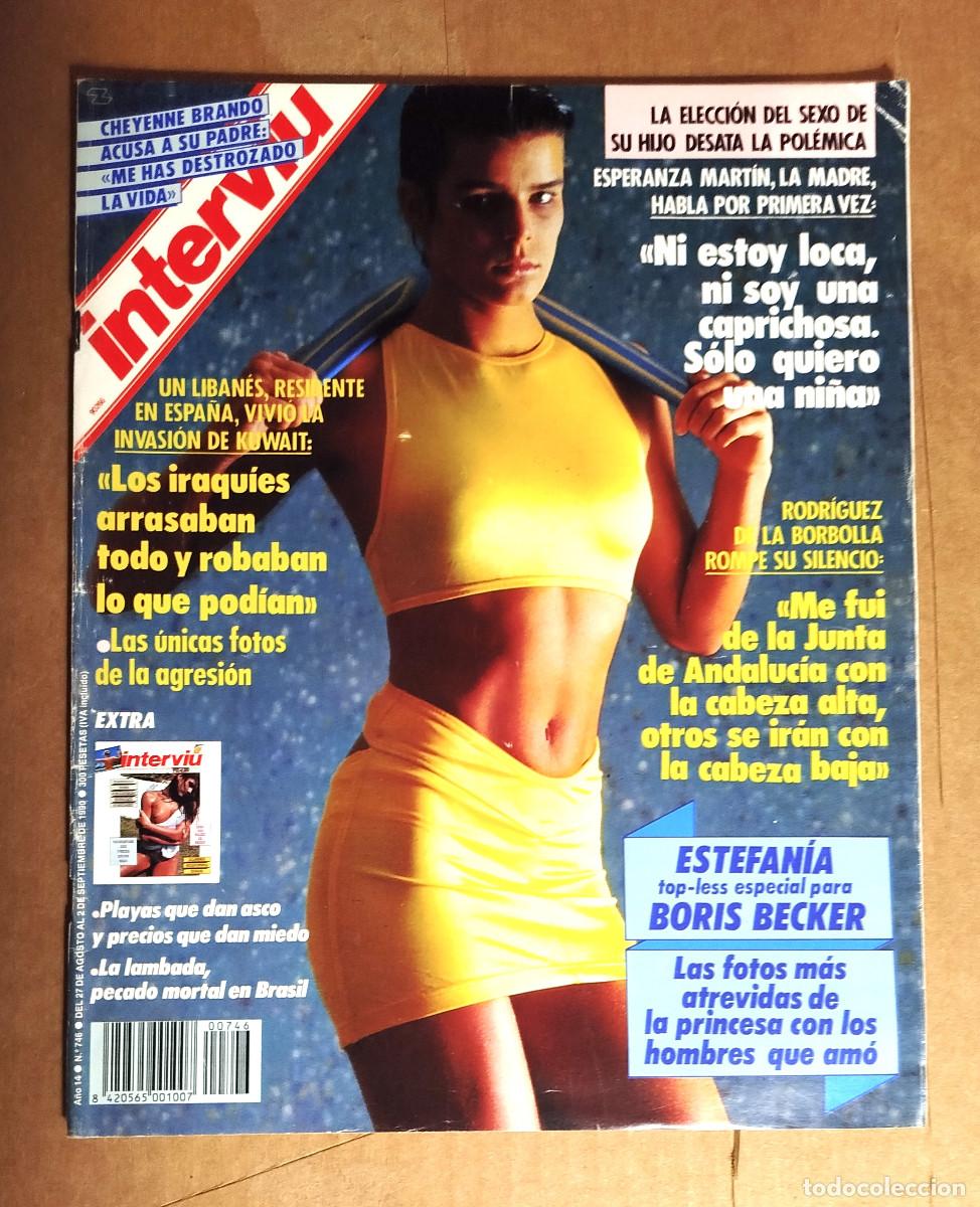 Coleccionismo de Revista Intervi&uacute;: INTERVIU 746 - AGOSTO/SETIEMBRE 1990 - ESTEFANIA DE MONACO - LA LAMBADA