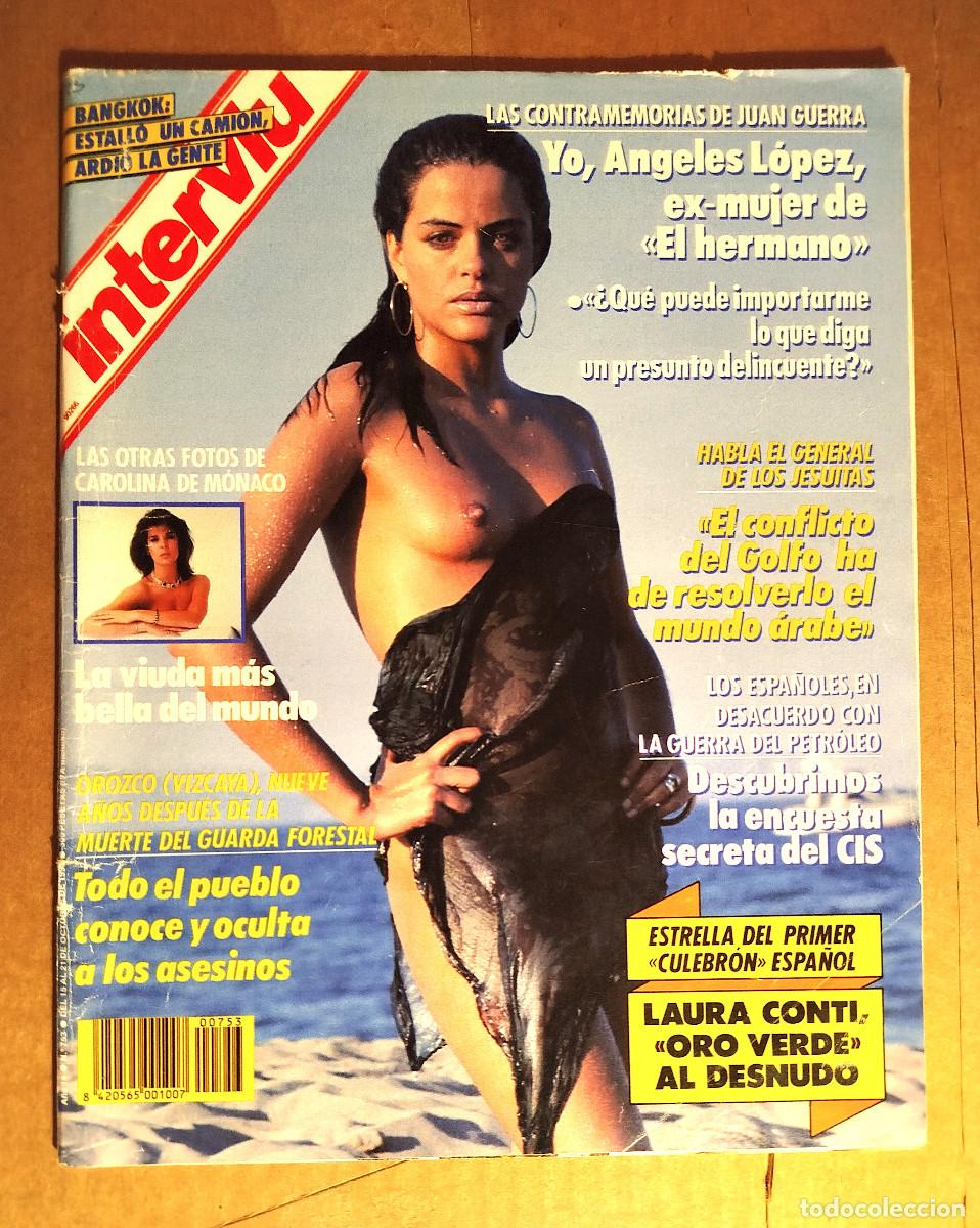 Coleccionismo de Revista Intervi&uacute;: INTERVIU N 753 - OCTUBRE 1990 - LAURA CONTI - CAROLINA DE MONACO