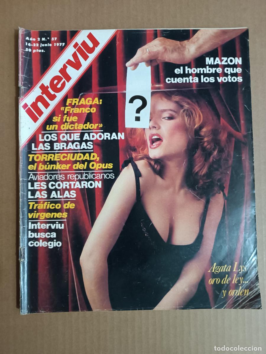 Coleccionismo de Revista Intervi&uacute;: REVISTA INTERVIU N&ordm; 57 A&Ntilde;O 1977. MAZON EL HOMBRE QUE COMPRA LOS VOTOS. AVIADORES REPUBLICANOS