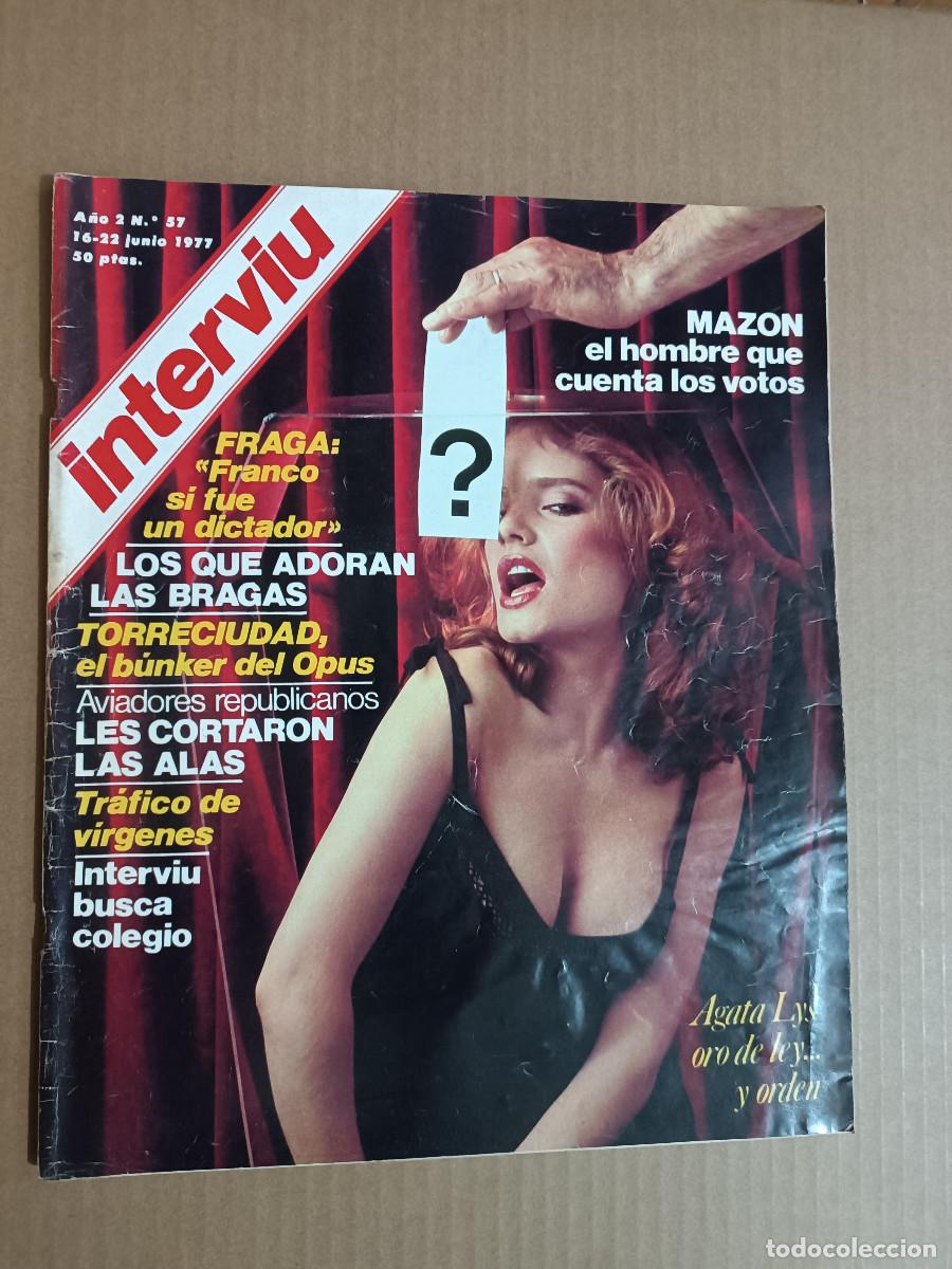 Coleccionismo de Revista Intervi&uacute;: REVISTA INTERVIU N&ordm; 57 A&Ntilde;O 1977. MAZON EL HOMBRE QUE COMPRA LOS VOTOS. AVIADORES REPUBLICANOS
