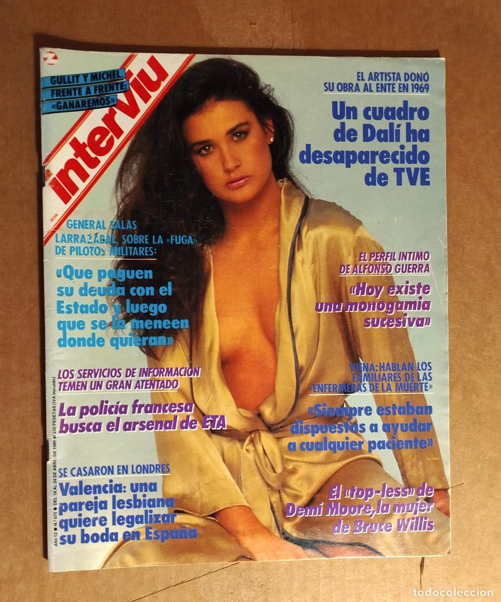 Coleccionismo de Revista Intervi&uacute;: INTERVIU 675 - ABRIL 1989 - DEMI MOORE - TERRI JONES - MELANIE GRIFFITH