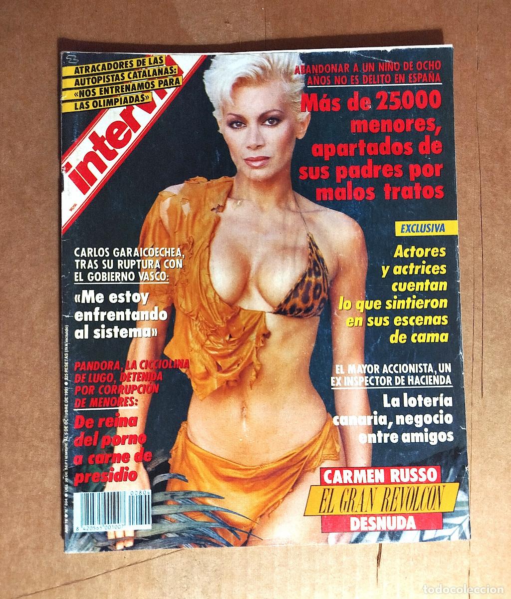 Coleccionismo de revista Intervi&uacute;: INTERVIU N 804 - SEPTIEMBRE/OCTUBRE 1991 - CARMEN RUSSO - PANDORA