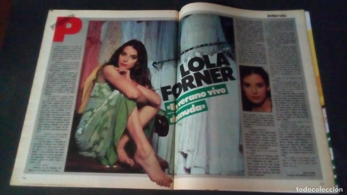 Coleccionismo de revista Intervi&uacute;: LOLA FORNER-MISS ESPA&Ntilde;A-PASTORA IMPERIO-CARMEN SEVILLA-MASONER&Iacute;A-SERIE DALLAS