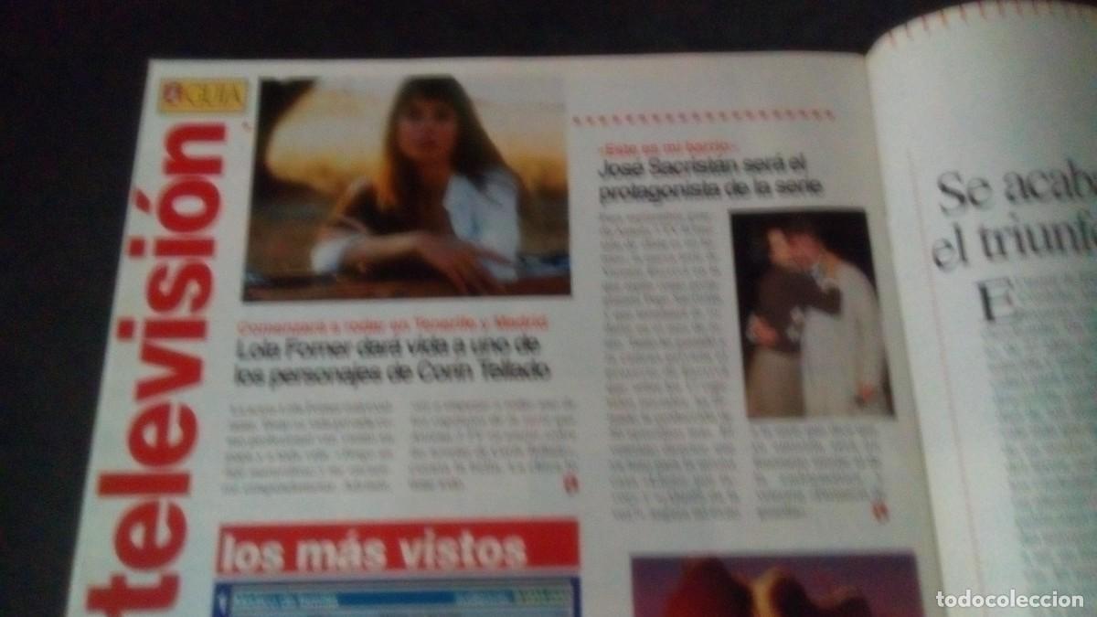 Coleccionismo de revista Intervi&uacute;: LOLA FORNER-MISS ESPA&Ntilde;A-CHLOE JONES-MIGUEL R&Iacute;OS-MARLENE MOURREAU-CHICHO UN DOS TRES