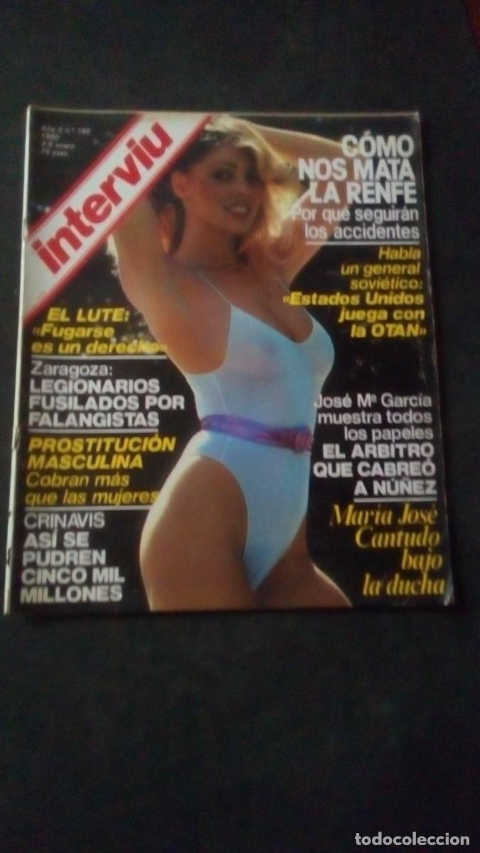 Coleccionismo de revista Intervi&uacute;: INTERVIU 190-MAR&Iacute;A JOS&Eacute; CANTUDO-TAIDA URRUZOLA-MARIO CABR&Eacute;-EL LUTE-LA LEGI&Oacute;N-VALLADOLID