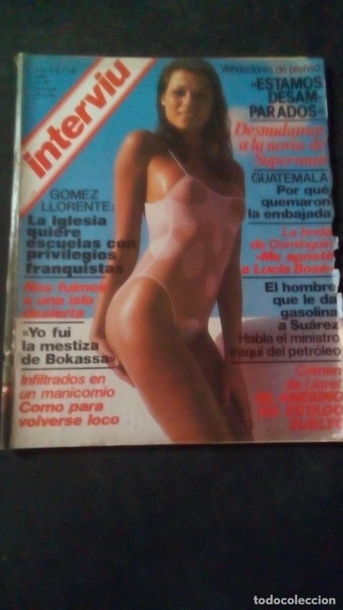 Coleccionismo de revista Intervi&uacute;: INTERVIU 196-ORCHIDEA DE SANTIS-SUPERMAN-MIGUEL BOS&Eacute;-RAQUEL EVANS-CRIMEN DE LLORET