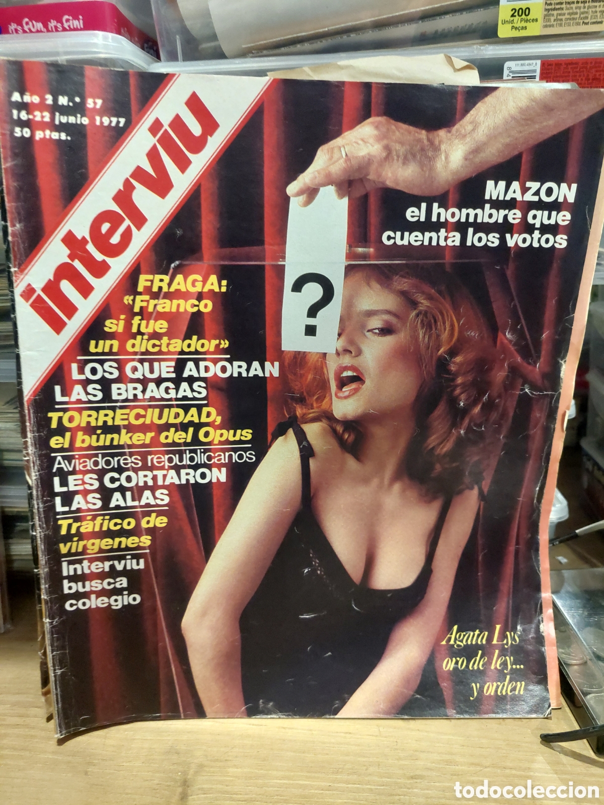 Collezionismo di Rivista Intervi&uacute;: 1977 Intervi&uacute; revistas numeros 57,56,55,54,53,52, 51,50,49,48,47,46,45