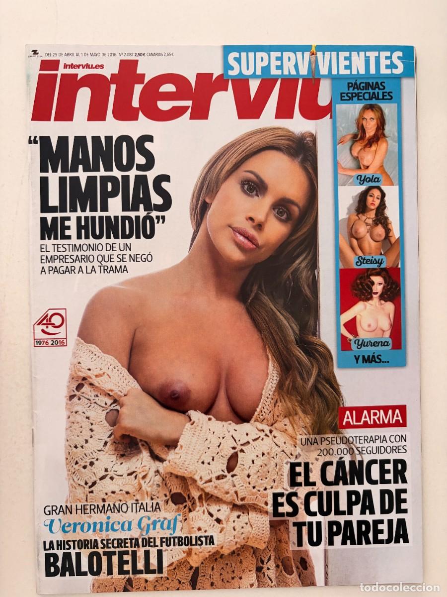 Colecionismo da Revista Intervi&uacute;: INTERVI&Uacute;. N&ordm; 2087. ABRIL 2016. VERONICA GRAF.EL TESTIMONIO DE UN EMPRESARIO QUE SE NEG&Oacute; A PAGAR.LEER